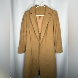 Vintage 100% camel hair trench coat